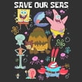 thumbnail image 2 of Mens SpongeBob SquarePants Save Our Seas T Shirt, 2 of 5
