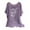 Purple, variant on Summer Cotton Linen Tops for Women Vintage Short Sleeve Round Neck Blouse Side Slit Casual Boho Print T-Shirts Lightweight Loose Beach Shirt Holiday Gifs Gray XL