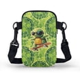 thumbnail image 2 of HELLHERO Women Shoulder Bag Polyester Double-layer Crossbody Sling Bags for Daily Commute or Casual Outings, Ghosts Camping with Marshmallows, 2 of 7