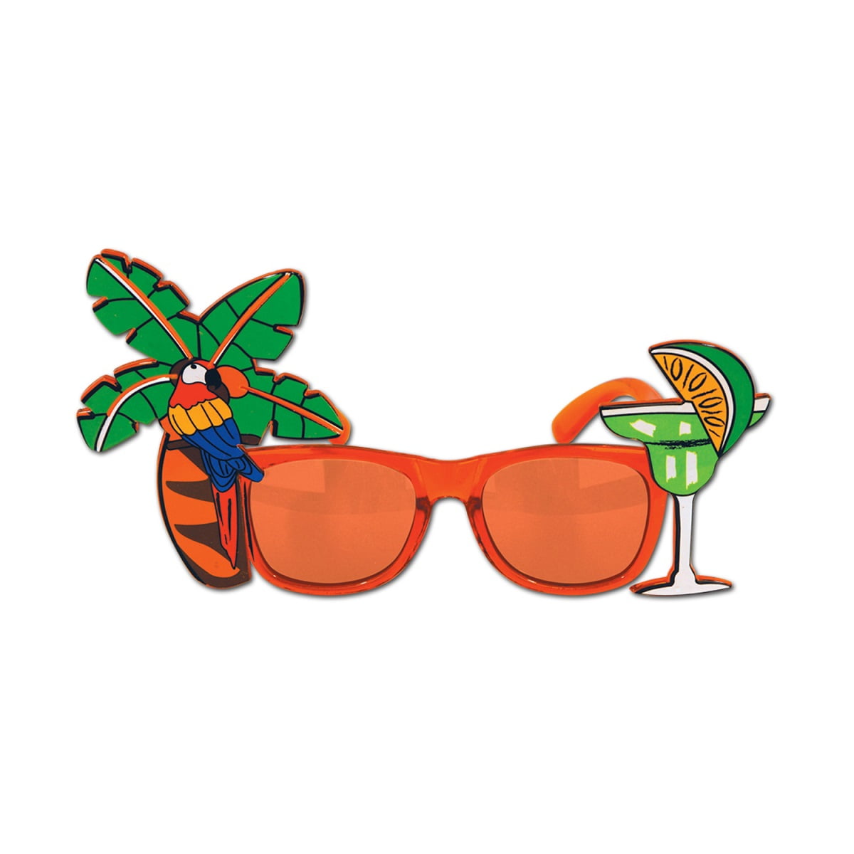 orange party sunglasses