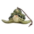 thumbnail image 3 of Set Of 6 Green Mother and Baby Sea Turtles Marine Wall Decor Tree Ornaments, 3 of 9