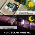 thumbnail image 6 of Outdoor Saving Energy for Dock Pathway Driveway Garden Lamp 6 LED Solar Deck Lights Solar Street Lamp BLUE STEADY LIGHT, 6 of 8