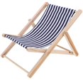 thumbnail image 1 of Stable Mini Wooden Beach Chair Phone Stand for Desktop Adorable Home Office Decoration Mobile Holder Rack, 1 of 4