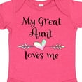 thumbnail image 4 of Inktastic My Great Aunt Loves Me Heart Boys or Girls Baby Bodysuit, 4 of 5