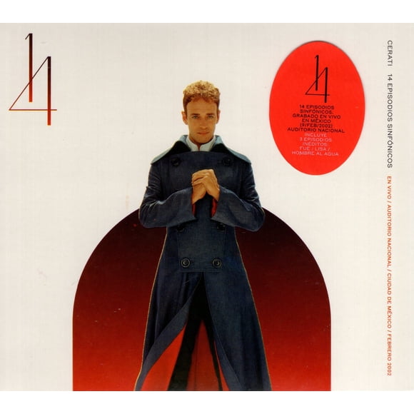 Gustavo Cerati 14 Episodios Sinfonicos en Vivo Disco CD Sony