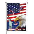 thumbnail image 3 of Fourth of July Memorial Day Decorations, Flag Of Garden Independence Day 4th July Day Patriotic Of The United States Family Terrace Porch Party Decoration Hanging Vertical for Patio 12x18 Inchs, 3 of 3