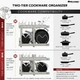 thumbnail image 4 of Rev-A-Shelf Pullout Cabinet Pot and Pan Organizer, 20.75" Width, 5CW2-2122-CR, 4 of 12
