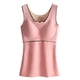 thumbnail image 5 of Qarigey Ropa interior térmica de invierno para mujer, camiseta cálida de alta elasticidad, chaleco de fibra acrílica adelgazante informal, Type7 NO7, 5 of 6