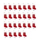 thumbnail image 5 of Kearding Personaliza la Navidad con letras personalizadas Medias navideñas Red Precision Kits de decoración para fiestas Rojo Grande M, 5 of 6