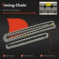 thumbnail image 4 of A-Premium 7PCS Engine Timing Chain Kit W/Tensioner & Guide Compatible with Nissan - Altima 2010-2013, Rogue 2010-2013, Rogue Select 2014-2015 - L4 2.5L - Replace# 150411JB0A, 13085JA00A, 4 of 9
