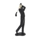 thumbnail image 4 of Estatua de golfista negra, figura de golfista, figura de golfista negra mate, figura de golfista negra, figura de golf de valor excepcional, 4 of 12
