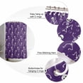 thumbnail image 6 of Halloween Skeleton Purple Shower Curtain Set ，Waterproof Fabric Shower Curtains Shower Curtains for Bathroom,Bathroom Decor 72"x84", 6 of 6