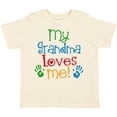 thumbnail image 3 of Inktastic My Grandma Loves Me Boys or Girls Toddler T-Shirt, 3 of 5