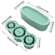 thumbnail image 2 of Bandeja y molde de silicona mejorados para cubitos de hielo,compatibles con tazas de 30/40 onzas,bandejas de hielo para café con forma de cilindro de gran tamaño, 2 of 7
