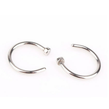 Fashion Body Piercing Jewelry Stainless Steel Nose Open Ring Nose Nail Hoop