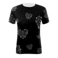 thumbnail image 3 of WILLBEST Chemises pour Femmes Été Décontracté Imprimé Manches Courtes Col Rond T-Shirt Ample, 3 of 3