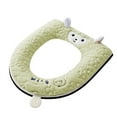 thumbnail image 2 of Thicker Bathroom Toilet Seat Cover Pads Winter Models Of The Toilet Seat Plushs Toilet Seat Cushion Thickened Toilet Seat Washable Toilet Seat Washers (Mint Green), 2 of 6