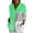 Green-03, variant on DISKEBUISS Women's Color Block T-Shirts Fashion Button Long Sleeve Blouse Tops for Vacation & Daily Outing Wear