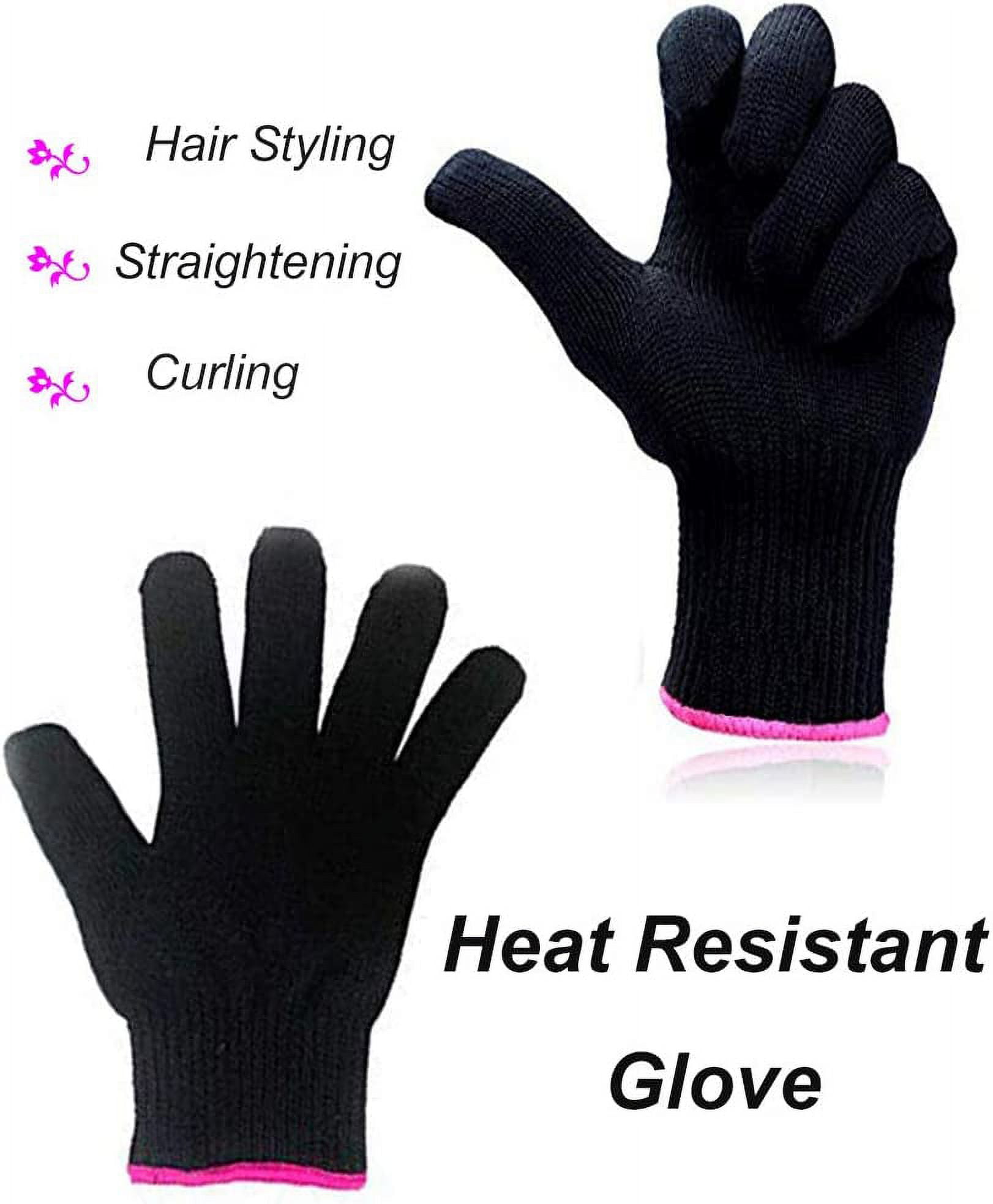 Teenitor Heat Resistant Glove With Silicone Bumps For Hair Iron  Tool, Professional Heat Gloves For Heat Press, Heat Protectant Gloves For  Hair Styling, Sublimation Gloves Heat Resistant : Beauty & Personal