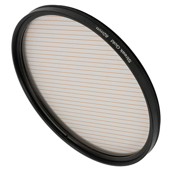 Streak Effect Filter Lens, Cinematic Effect Filter Waterproof Optical Glass With Storage Box For Movie Shooting Golden Streak