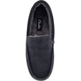thumbnail image 4 of Clarks Mens Venetians  Moccasin Faux Fur Lined Slipper JMH1638 (13 M US, DK Grey), 4 of 5
