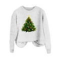 thumbnail image 4 of Women's Christmas Sweater Soft Sweaters for Women Casual Christmas Round Neck Long Sleeve Sweater with Loose Fit and Unique Christmas Prints, 4 of 4