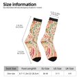 thumbnail image 2 of Logiee Indian Paisley 1 Print Adult Socks for Men & Women,Calf Socks, Ankle Socks,Boots Socks,Breathable Casual Sock,Unisex Crew Socks, 2 of 6