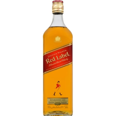 JOHNNIE WALKER RED LABEL Blended Scotch Whisky 1LT