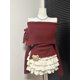 thumbnail image 4 of Hikigawa Otoño Invierno Moda Coreana Navidad Sexy Fuera del Hombro Suéteres de Mujer Lazo Patchwork Y2k Suéteres de Punto Delgados Tops, 4 of 5