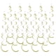 thumbnail image 4 of Inteprter Guirnalda colgante de 6 pack/lote, artesanía exquisita, decorativa, amplia aplicación para colgante en de cumpleaños Kits de decoración para fiestas Verde claro, 4 of 6