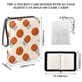 thumbnail image 3 of ALAZA Basketball Trading Card Binder 4 Pocket Cards Collection Album 400 Folder Holder, 3 of 6