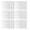 Square, variant on YAOMOBB Double Sided for Mirrors Double Sided Round Removable Strong Mounting Adhesive Thin Seamless Mounting Squares for Walls Hanging Pictures 6 Sheets