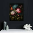 thumbnail image 5 of COMIO Vintage Retro Floral Wall Art Dark Academia Floral Vintage Poster Antique Floral Painting Prints Dark Academia Botanical Wall Art Dark Flower Painting Moody Botanical Print for Wall, 5 of 5