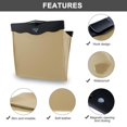 thumbnail image 3 of Garbage Bag For Car, Multipurpose Hanging Car Trash Bags With Smart Led, Waterproof Trash Can For Car Back Seat With 30 Pcs Disposable Garbage Bags, B, 3 of 5