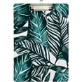 thumbnail image 2 of FMSHPON Tropical Palms Leaves Clipboard Hardboard Wood Nursing Clip Board and Pull for Standard A4 Letter 13x9 inches, 2 of 7