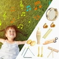 thumbnail image 4 of Juego de Instrumentos musicales de juguete Hugo con bolsa de almacenamiento 9 piezas 0805Kg, 4 of 9