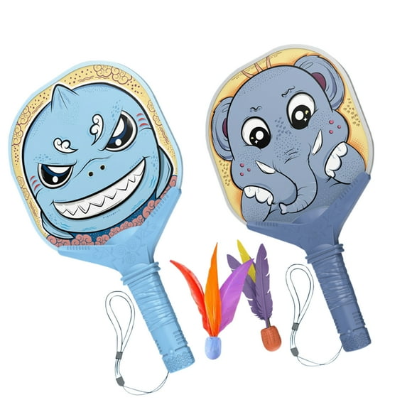 2 Pcs Palettes de Pickleball Mignonnes Ensemble de Jeu de Raquette de Plage avec Volants