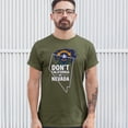 thumbnail image 3 of Tee Hunt Don't California My Nevada T-Shirt I Love My Battle Born State Men's Tee, Military Green, Medium, 3 of 5