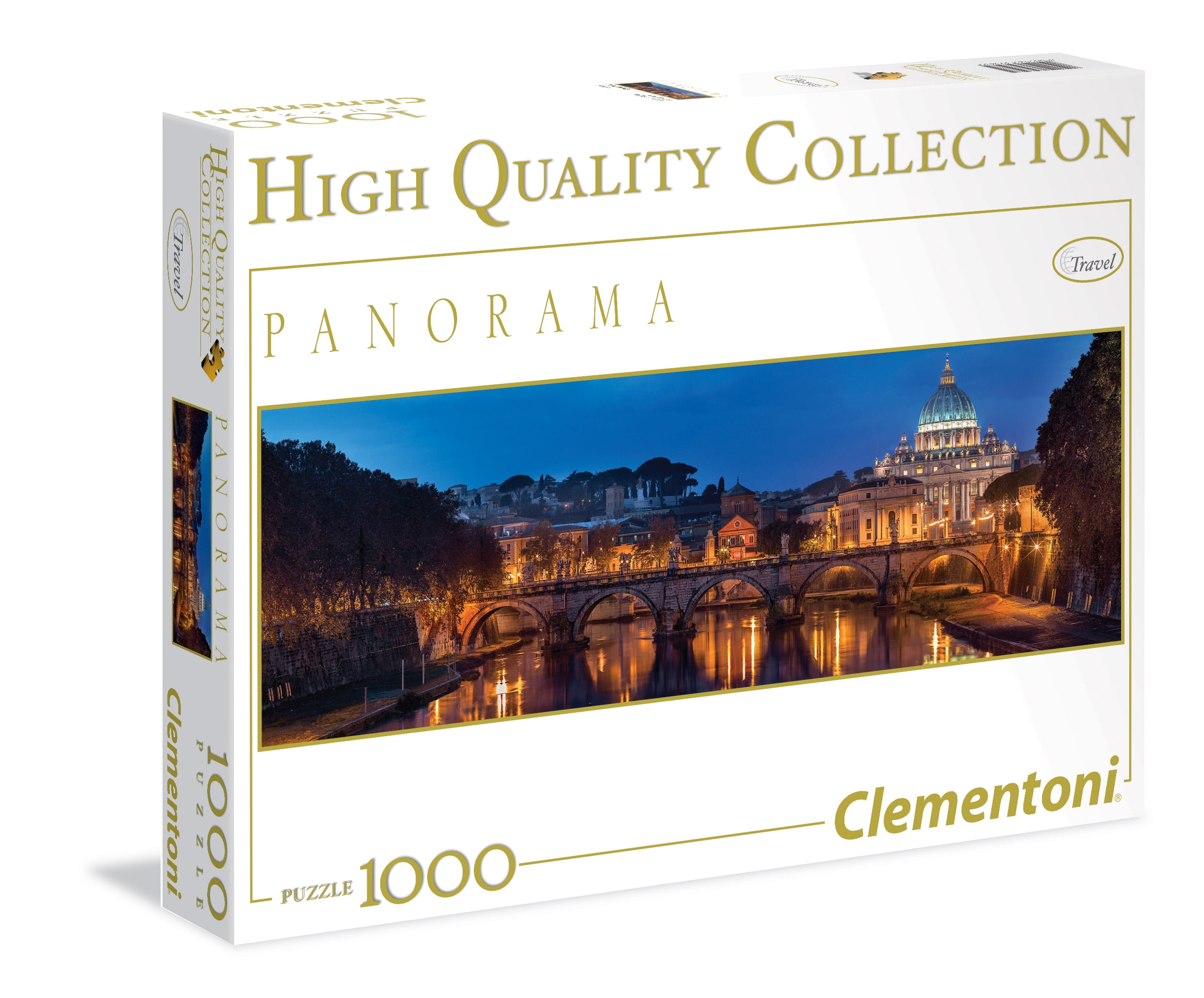 Rome Italy - 1000 Piece Panorama Jigsaw Puzzle - Clementoni - Walmart.com