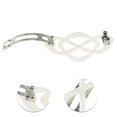 thumbnail image 3 of Unique Bargains Women's Classic Grace 3.19"x1.65"x0.98" 4 Pcs White, 3 of 5