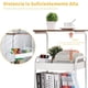thumbnail image 3 of Carrito Organizador de 4 Niveles de Metal,Carrito de Almacenamiento con RuedasCarrito Auxiliar Multifuncional con Mesa,para Cocina, Baño,Oficina,Sala,Dormitorio, 3 of 8