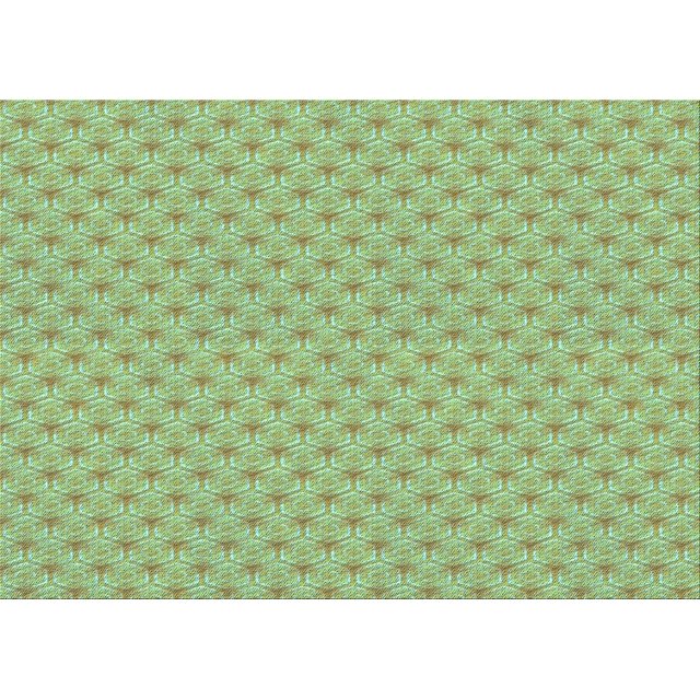 Ahgly Company Machine Washable Indoor Rectangle Transitional Green Onion Green Area Rugs, 2' x 3'