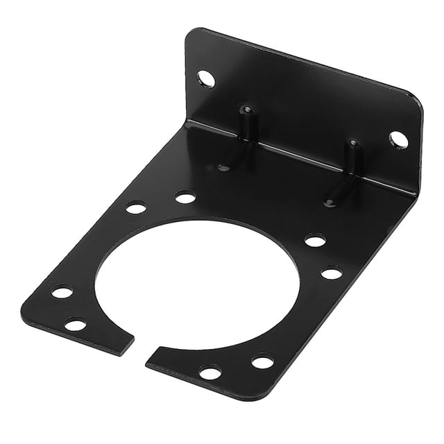Soporte De Montaje De METAL Negro, Conector De Remolque Para Caravana De 7 Pines, METAL Resistente Y Brillante De Alta Resistencia