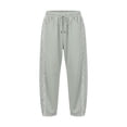 thumbnail image 5 of Oksale Lace Sweatpants for Women Trendy Petite Barrel Pants with Pockets Elastic Drawstring Waisted Sweat Pants 2026 Gray S, 5 of 10