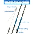 thumbnail image 2 of BLUEWING Front Weighted Fishing Harpoon Carbon Fiber Lightweight Spearfishing Pole Spear 16ft Heavy Duty Fishing Spear with Stainless Steel Harpoon Dart for Tuna, Marlin, Swordfish, 4pcs Design, 2 of 8