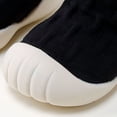 thumbnail image 5 of Ferjadq Baby Knit Upper Non‑Slip Soft Sole Sock Shoes Infant First Walking Walk Wear Socks Black,6-9 Months, 5 of 7