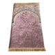 thumbnail image 2 of Rectángulo Musulmán Oración Alfombra Decoración Bordado Ramadán Regalo Exquisito Elegante Suave para Eid Dormitorio Adulto Niños Meditación Interior Rosa BLESIY Alfombra de rezo, 2 of 8