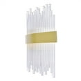thumbnail image 3 of CWI Lighting GenevieveTransitional Metal LED Wall Sconce in Medallion Gold, 3 of 5