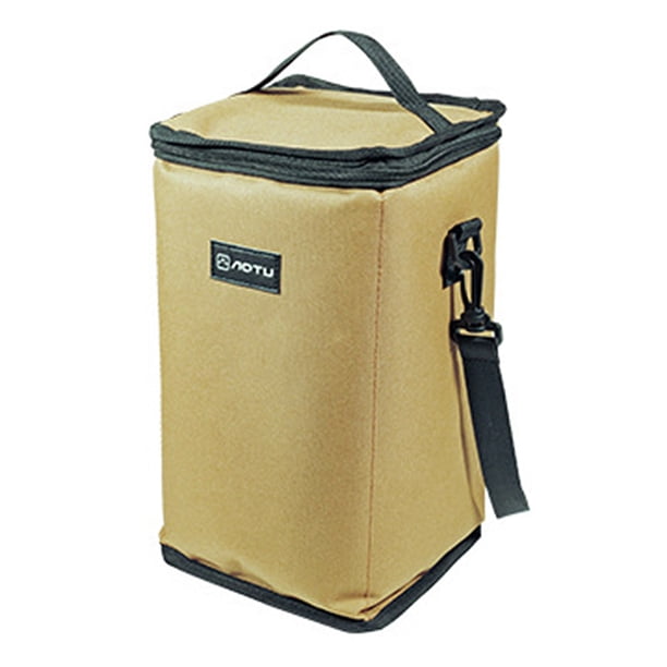 Bolsa de almacenamiento de linterna para acampar de 10L, recipiente para acampar al aire libre, bolsa de almacenamiento para tanque de Gas, estuche de transporte AOTU Bolsa de almacenamiento
