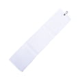 thumbnail image 2 of Golf Towel with Clip, Waffle Pattern Golf Towel 30*50cm | Golfers Camping Fabric with Carabiner Clip, 2 of 3